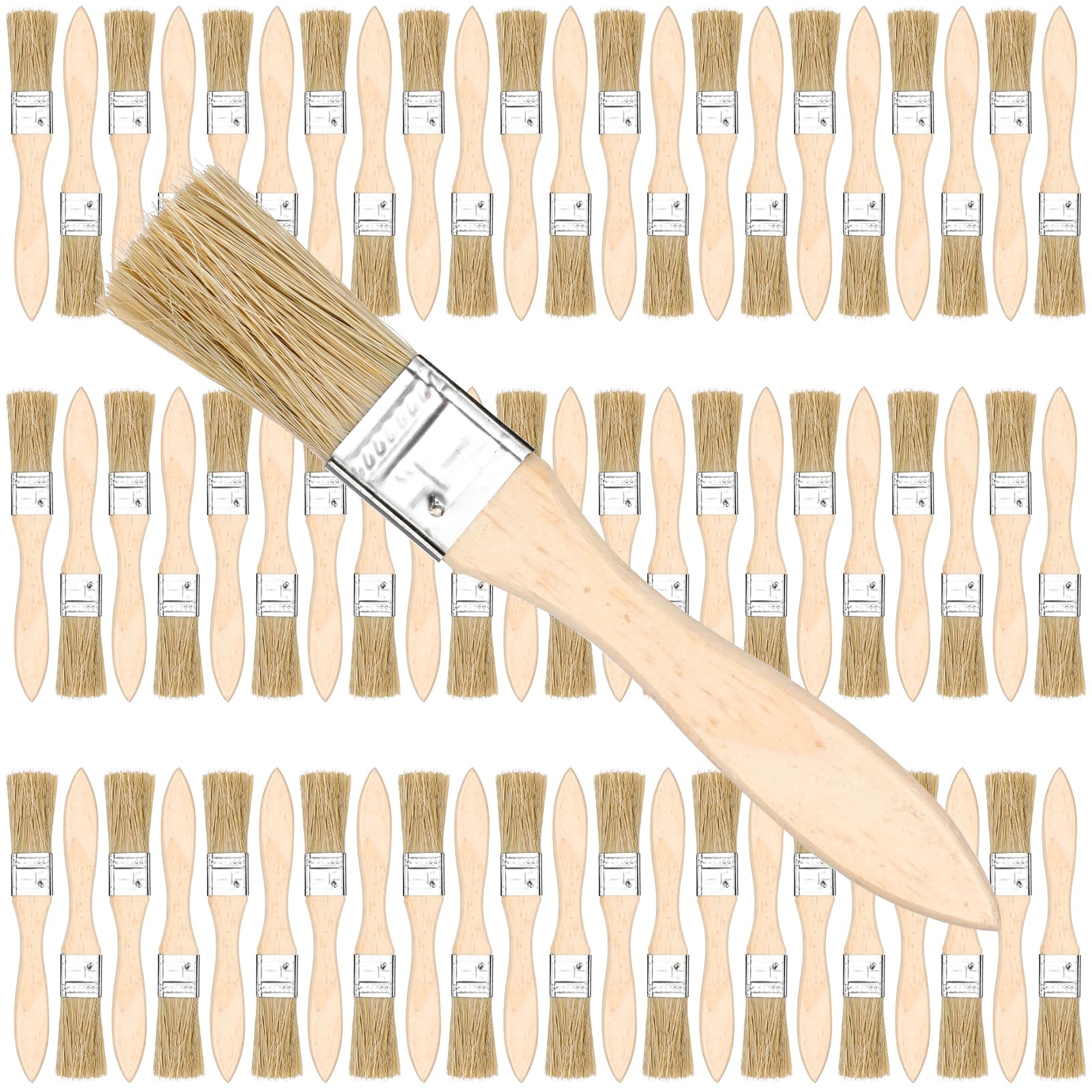 Photo 1 of 150 Pack Chip Paint Brushes, 1 Inch Chip Brush, Brushes for Painting, Stain Brushes for Wood, Natural Bristle Paint Brush, 1 Inch Paint Brush, Chip Paint Brushes for Paint