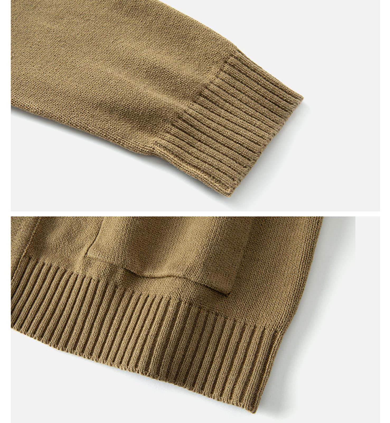 Giacca a Maglia Casual a Colori per Uomini Inverno Autunno Inverno Invernali a Maglia a Maglia Sciolta v -C.
