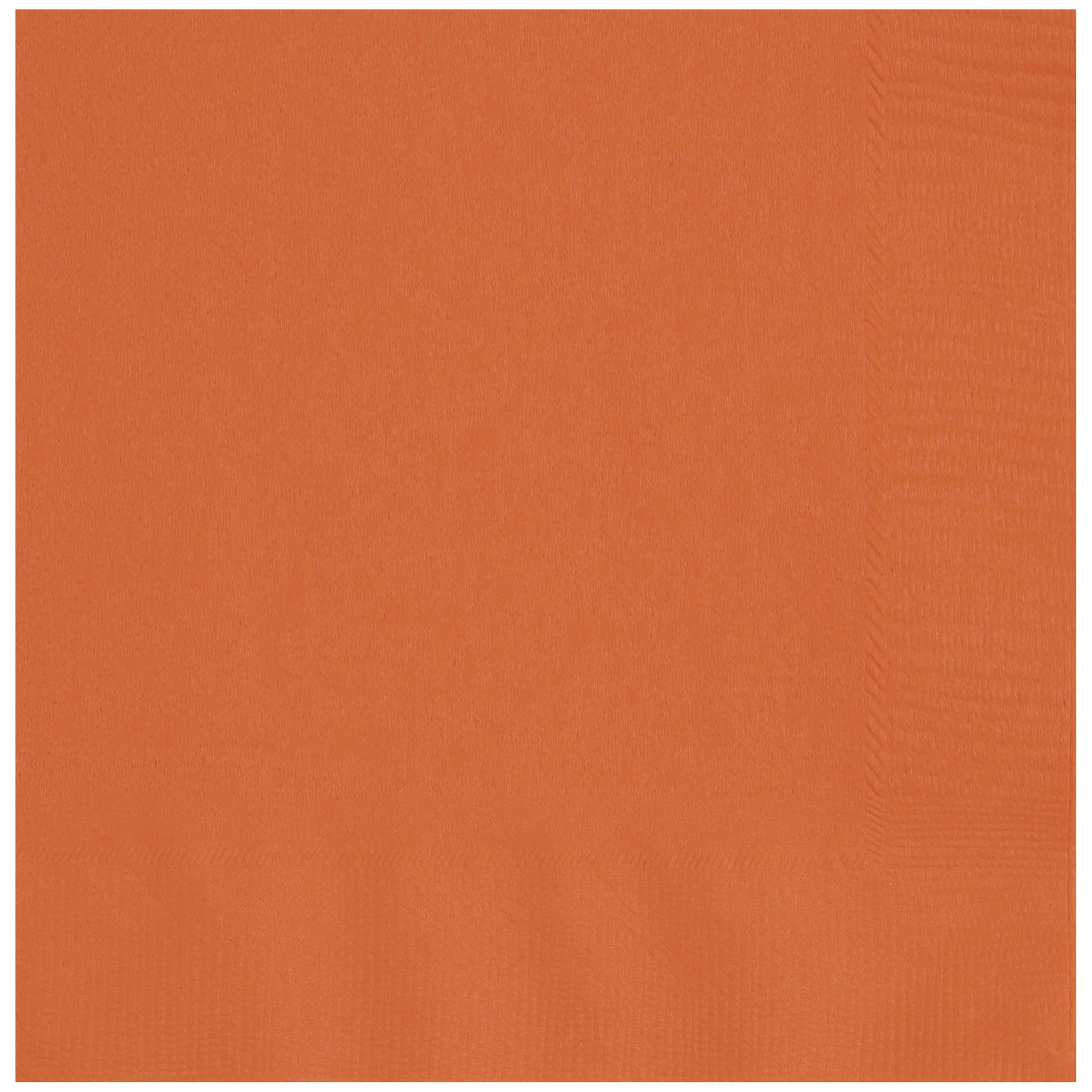 Unique 80592 Paper Napkins-16.5 cm-Orange Colour-50 Count (Pack of 1)
