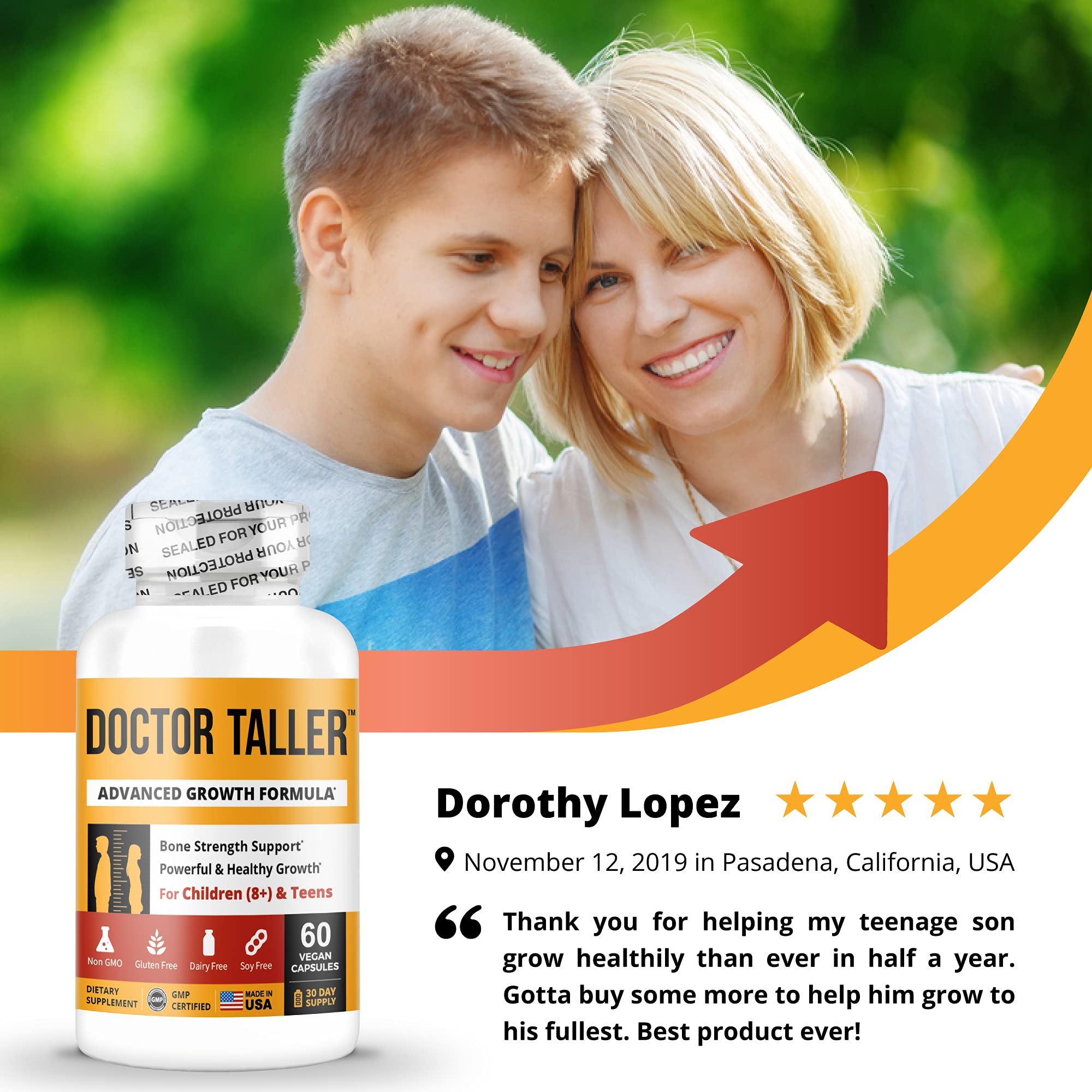 Buy Doctor Taller Premium Formula for Bone Strength Supports