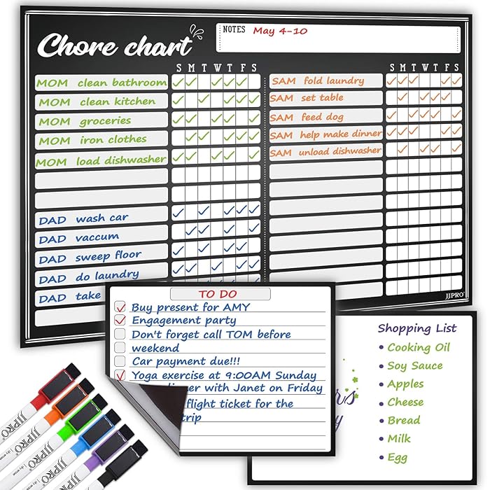 Buy Whiteboard Reward Chore Chart Dry Erase Refrigerator