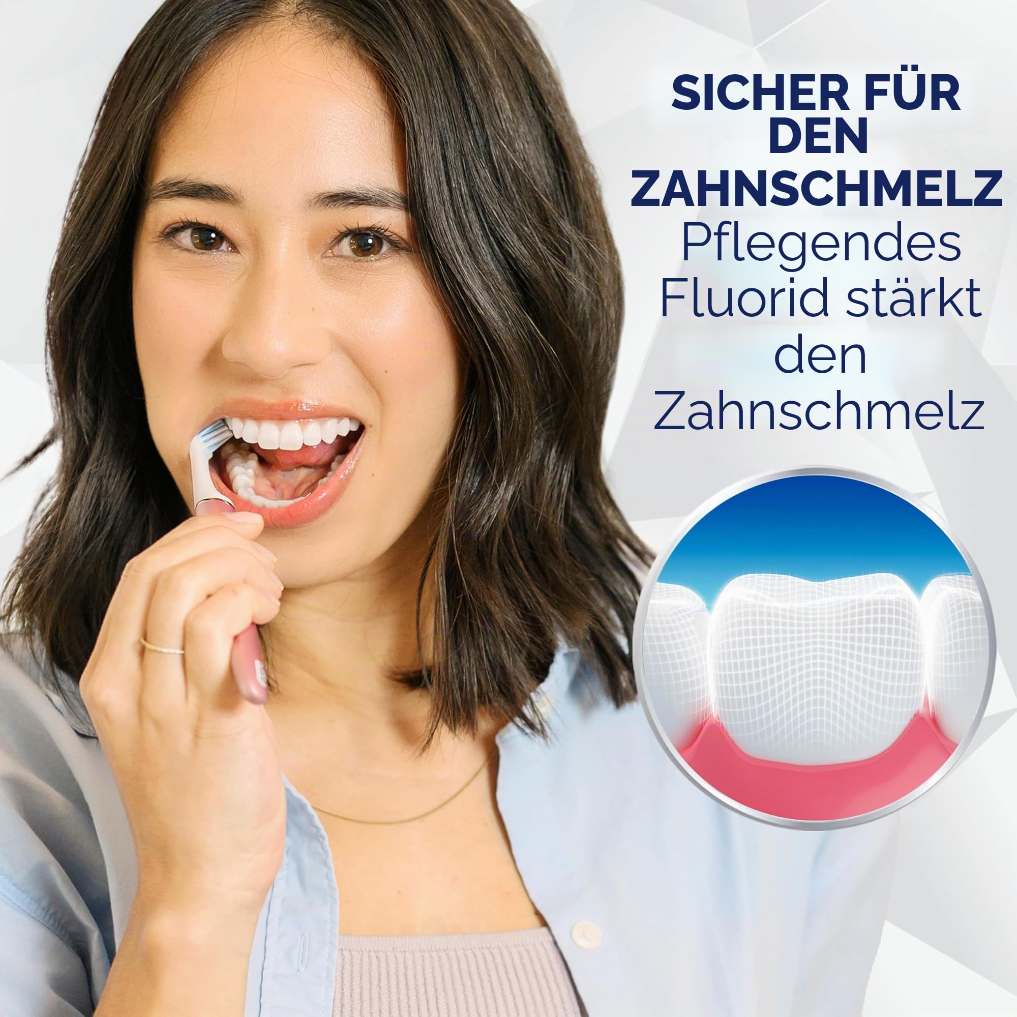 Crest 3D Whitening Zahnpasta, Weiß, Brilliance Luminous Purple, 3 Stück, 142 g, Fluorid Anti-Karies-Zahnpasta, bekämpft 100% mehr Oberflächenflecken, Vorbeugung