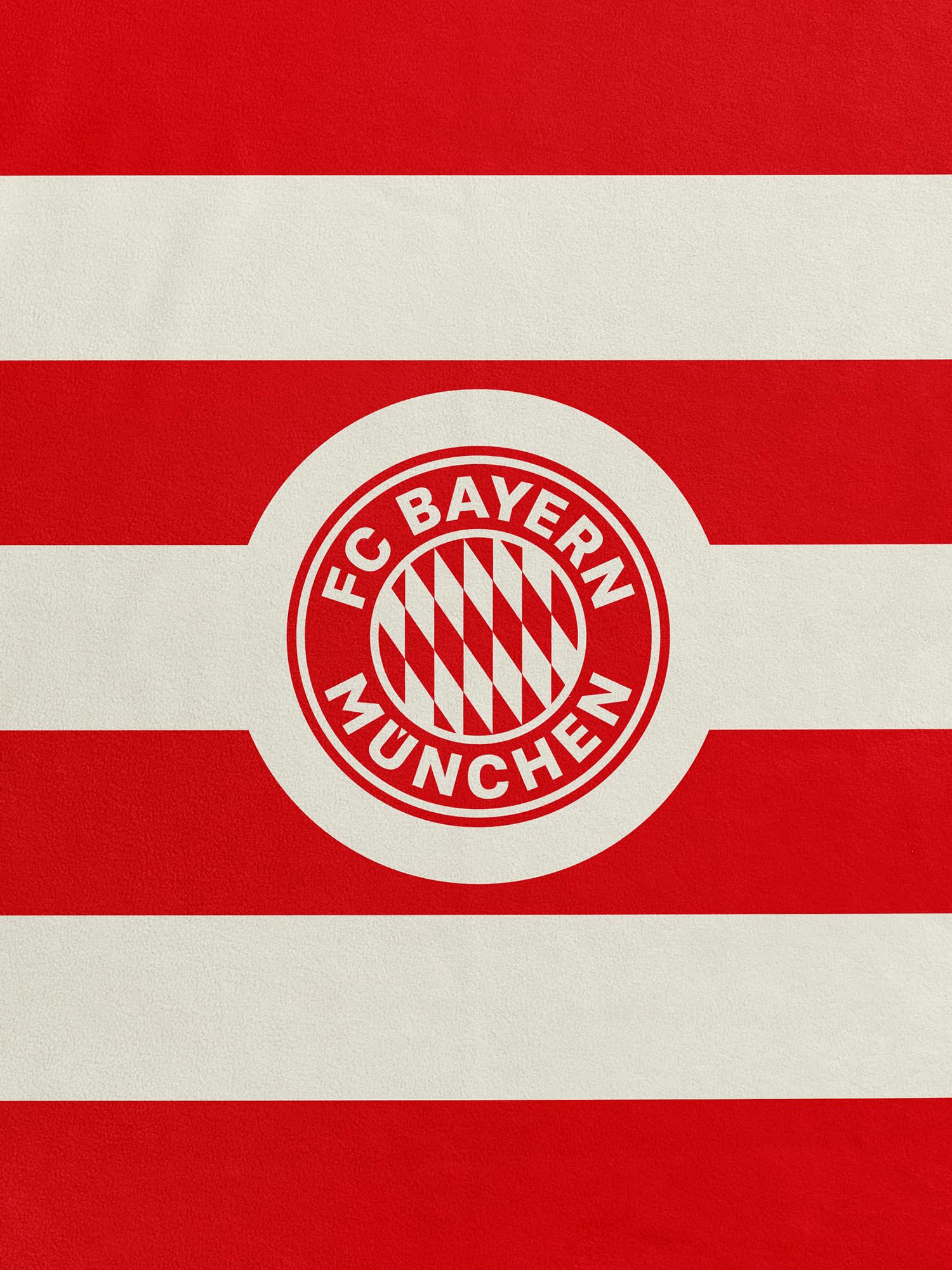 FC Bayern München I Kuschelfleecedecke I Sofadecke I Rot/Weiß