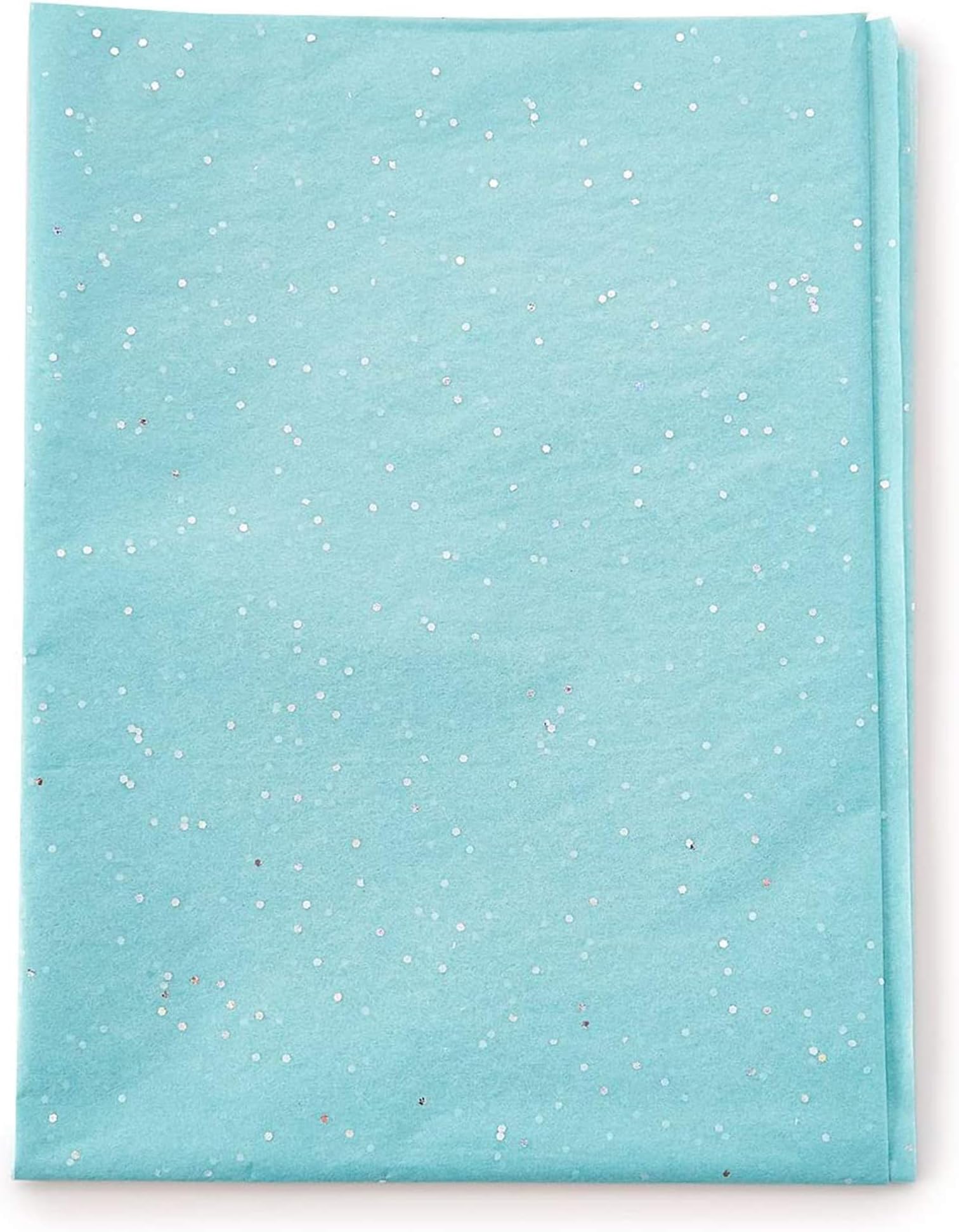 BonBon Paper Aqua Blue Tissue Paper | 36 Sheets of Premium Tissue Paper for Gift Wrapping and Gift Bags | Assorted Bundle of Glitter Tissue Paper | Size 20”x30”