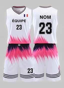 Maillot Nba Maillot Basket Personnalisable - Enfant/Adulte - Ensemble Jersey Short Maillot De Basket