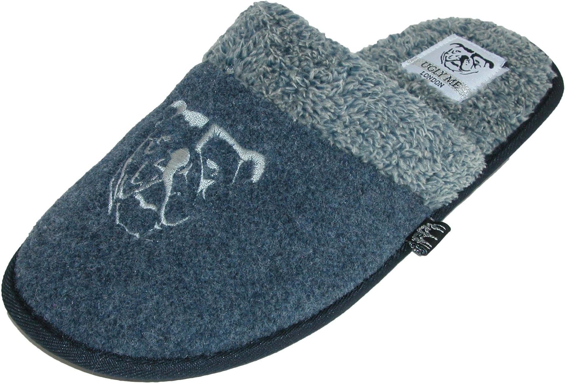 Men's Open Back Wool Microfiber Jasper Mule Slipper, Medium (9-10), Blue