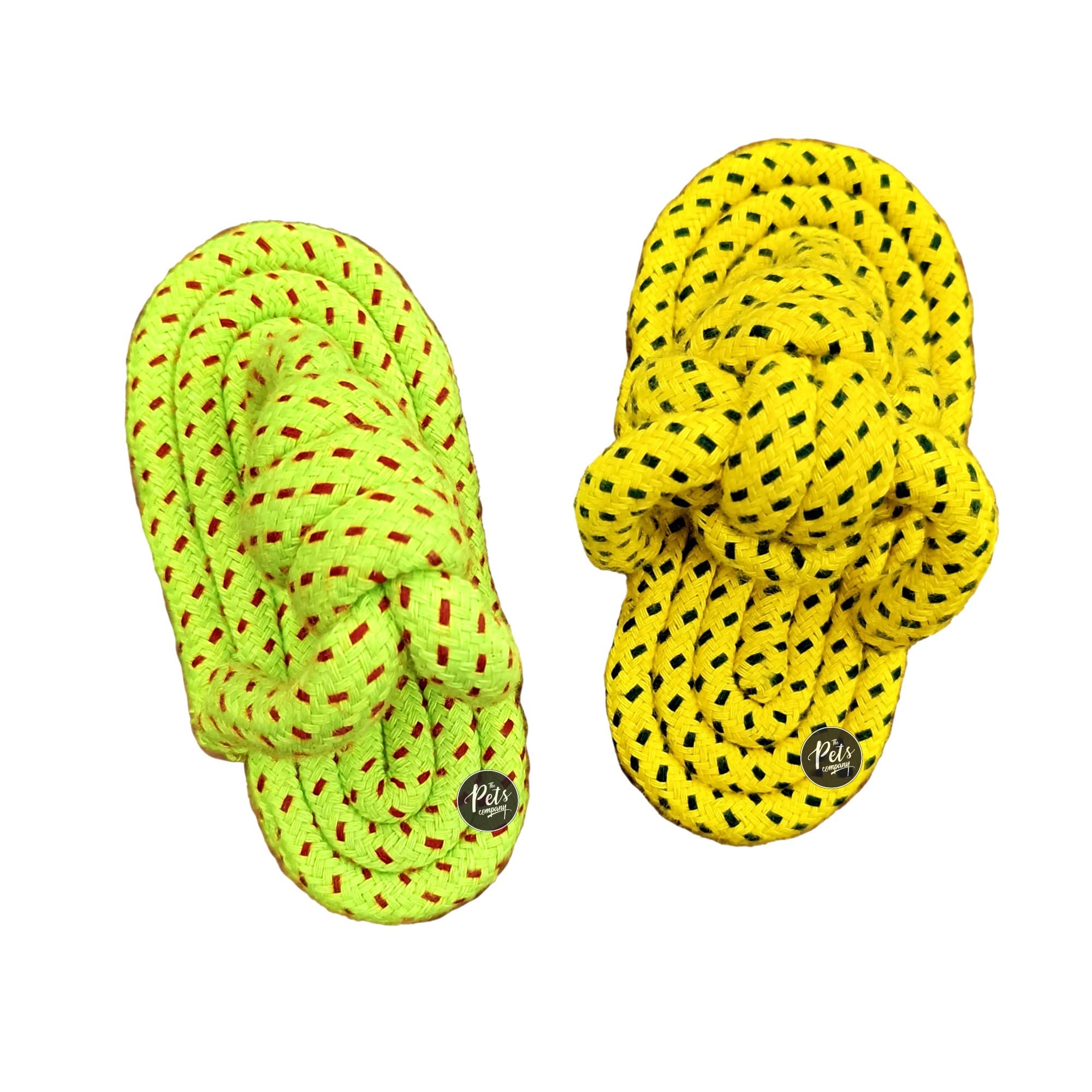 The Pets Company Dog Rope Toys for Puppy Teething & Training, Chew Slipper, Dog Toy Combo of 2 for Small Dogs & Puppies (B0BQGNS5F2) Amazon Price History, Amazon Price Tracker