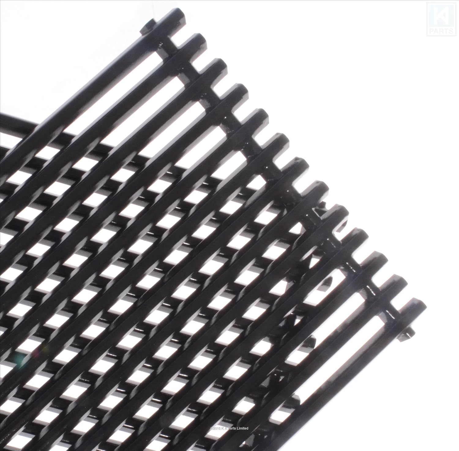 Music City Metals 53812 Stamped Porcelain Steel Cooking Grid Replacement for Select Gas Grill Models by Kalamazoo, Kenmore and Others, Set of 2