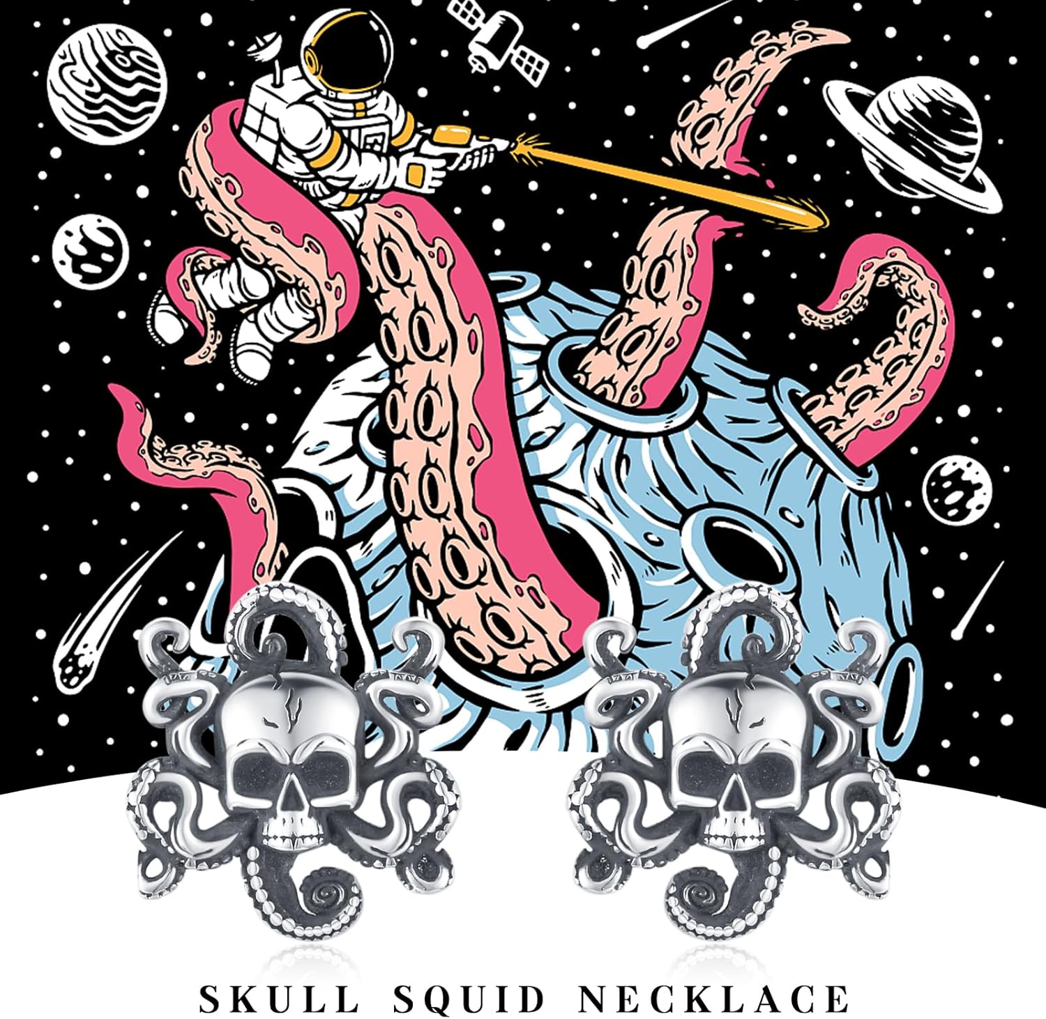 Skull Earrings Studs 925 Sterling Silver Skeleton Earrings for Men Women Hypoallergenic Goth with Rose Jewelry Hallloween Party Cosplay - Image 5