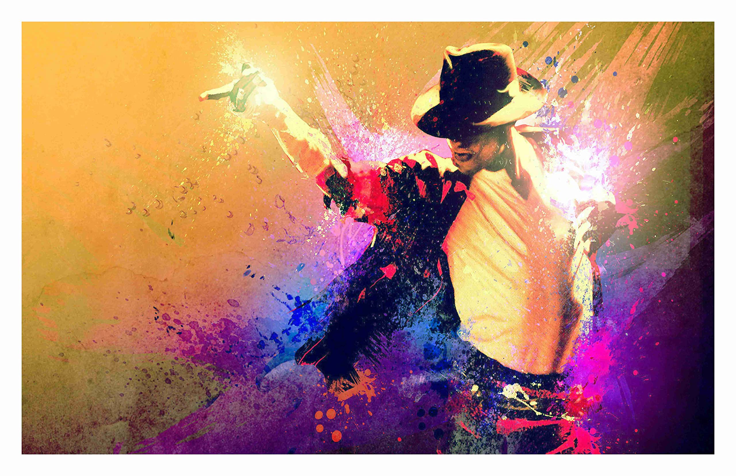 BALDAU PRINTS Michael Jackson Music Dance Photo Big Size Flex Wall