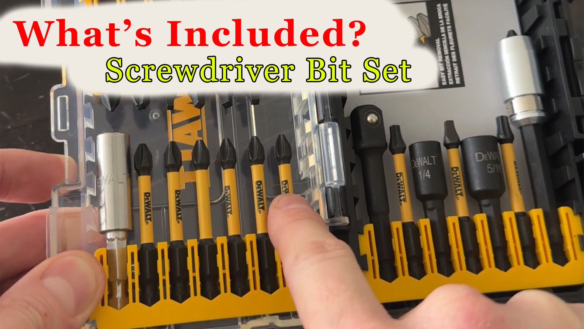 Watch Dewalt Screw Driver Bit Set Review on Amazon Live