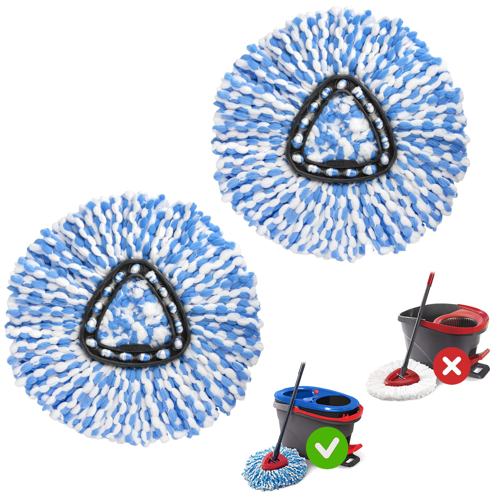 eRiNGo　1001 Amazon.com: MXZONE Spin Mop Replace Head for O Ceda Spinning