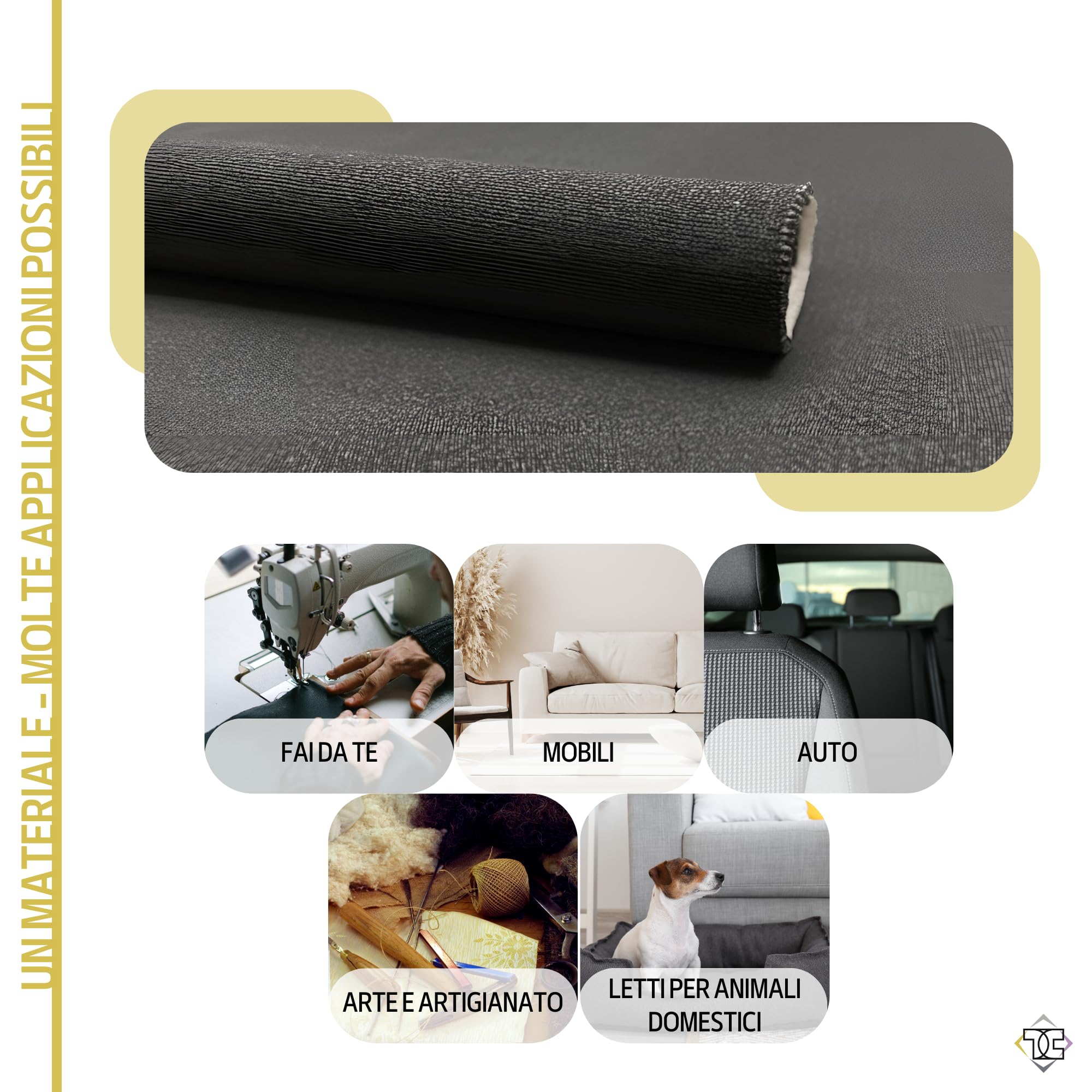 TAPHICEROS Tessuti Per Tappezzeria, Arancione 1000cm x 148cm, Tessuto Decorativo, Materiale Di Rivestimento, Stoffa Al Metro Per Tende Arredamento, Divani, Sedie, Cuscini, Fai Da Te, Tovaglie