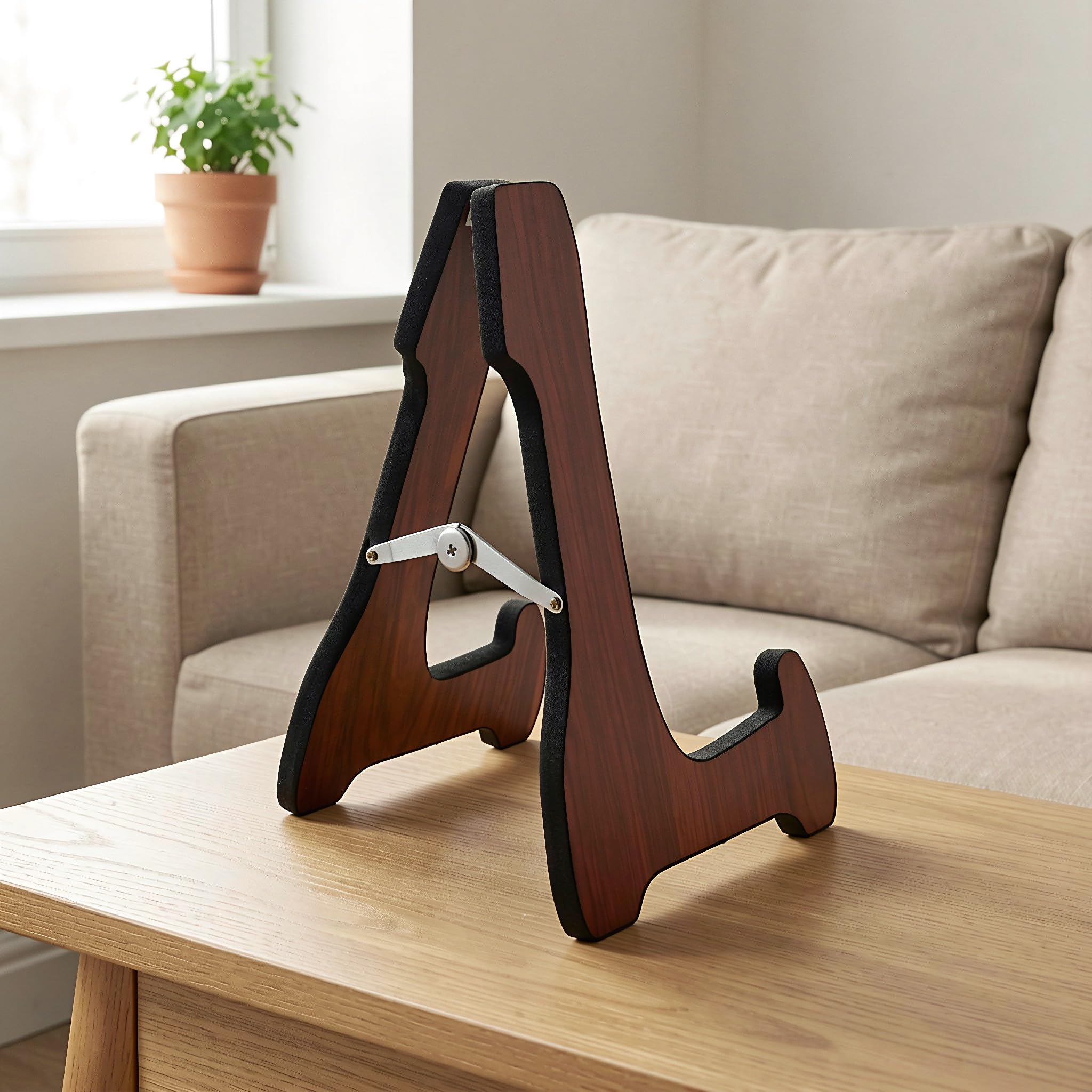 ibasenice Soporte para guitarra, soporte plegable de madera con forma de A | Ideal para guitarras electroacústicas y bajos, soporte portátil de suelo para instrumentos de cuerda, perfecto para viajes, e