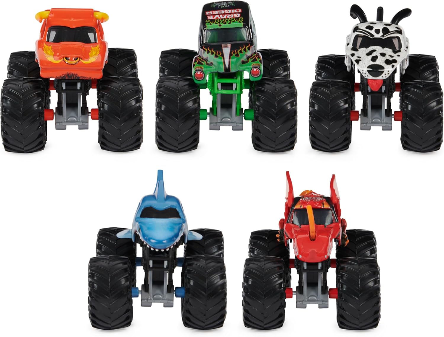 Monster Jam Pit Party 5-Pack - 1:64 Scale Monster Liberia | Ubuy