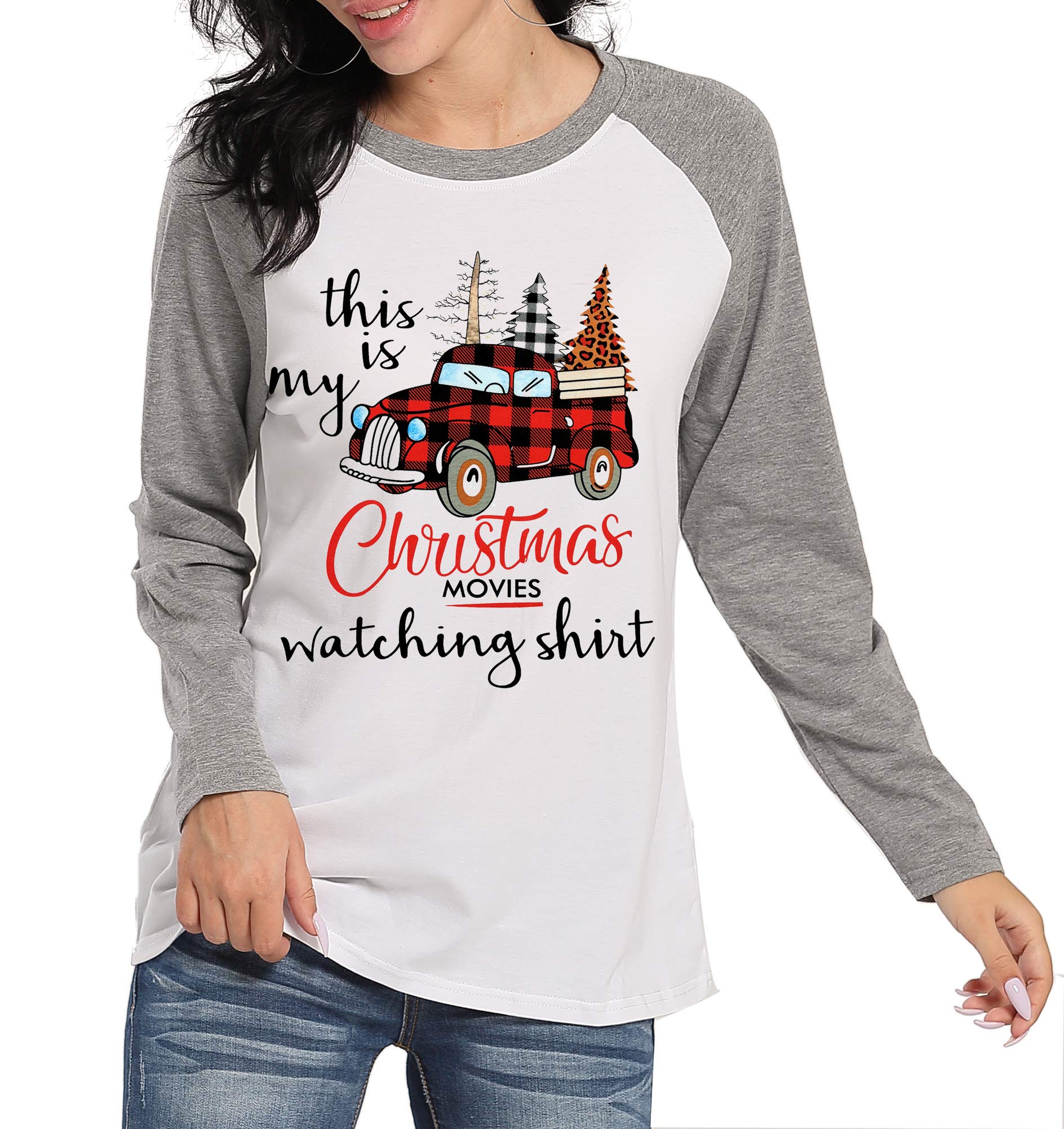 Merry Christmas Red Truck T Shirt Funny Star Christmas Tree