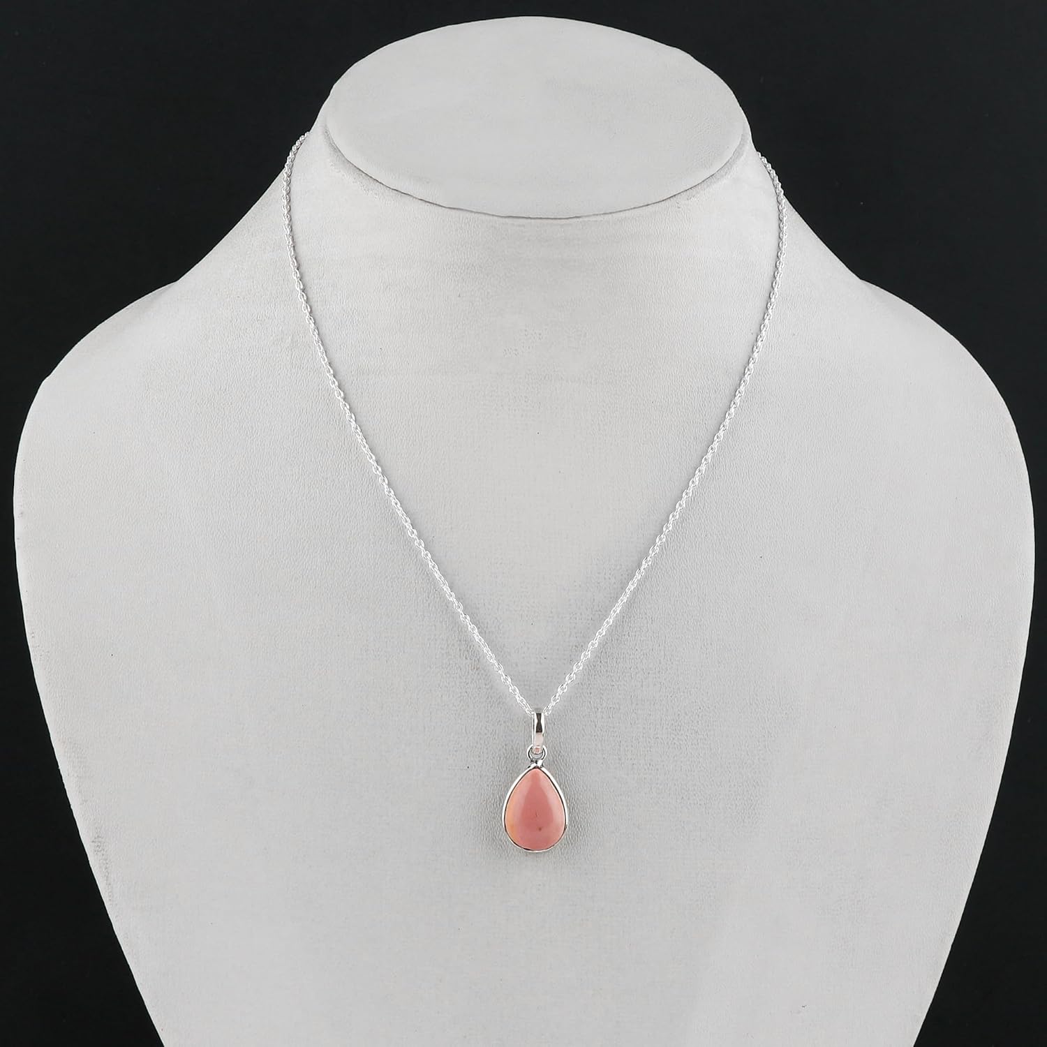 Natural Gemstone Choker Necklace | Handmade Jewelry | 925 Sterling Silver | Healing Crystal | Minimalist Necklace | Dazzling Birthday Gifts for Women | 20 inch - Image 5