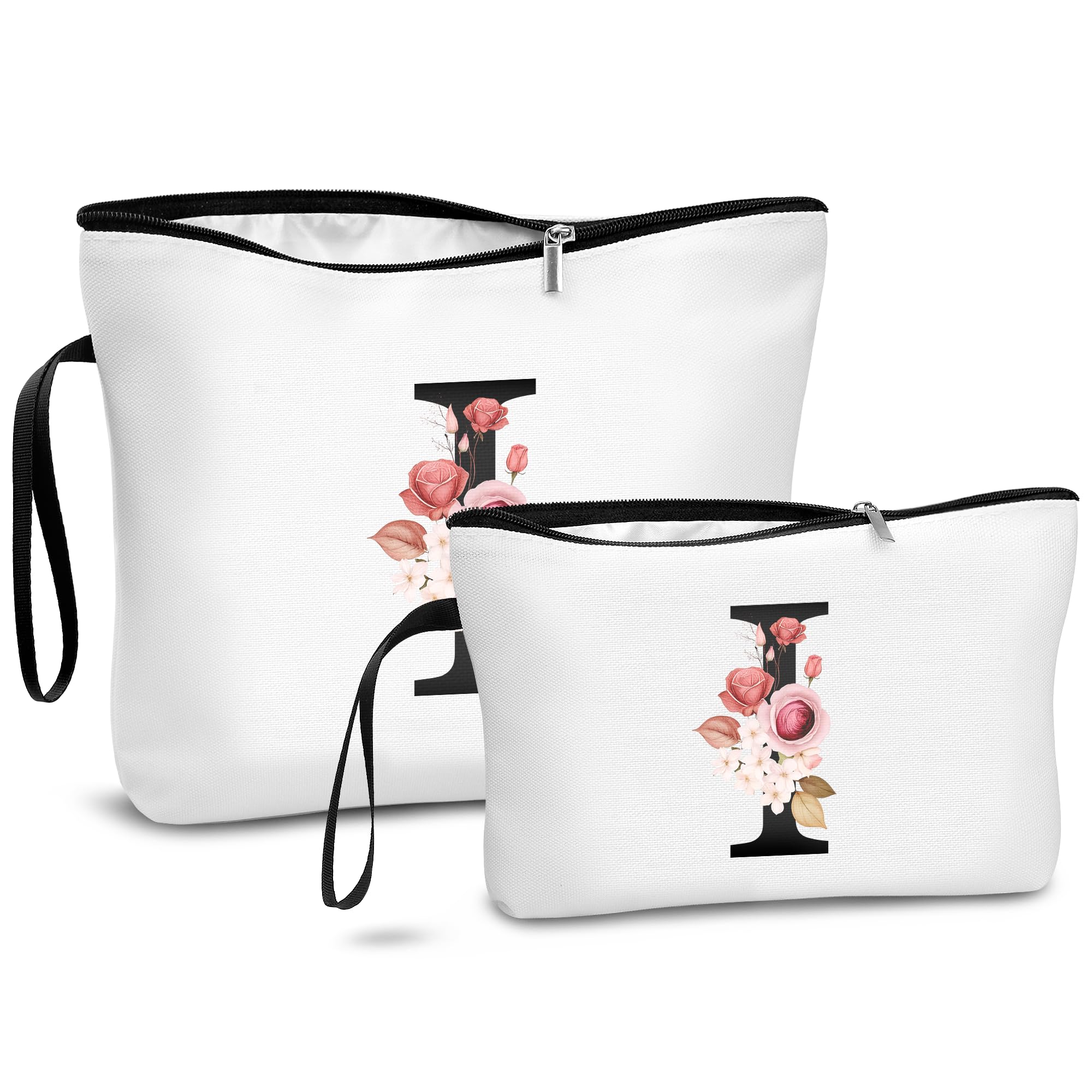 DBPBToU Geschenke für Frauen, Kosmetiktasche Personalisiert Damen, Personalisierte Geschenke Frauen, 2 Set Kulturtasche Damen Muttertagsgeschenk (I)