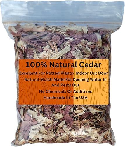 Miniatura 8 de Chips de cedro 100 natural mantillo repelente virutas de 4 cuartos FBM