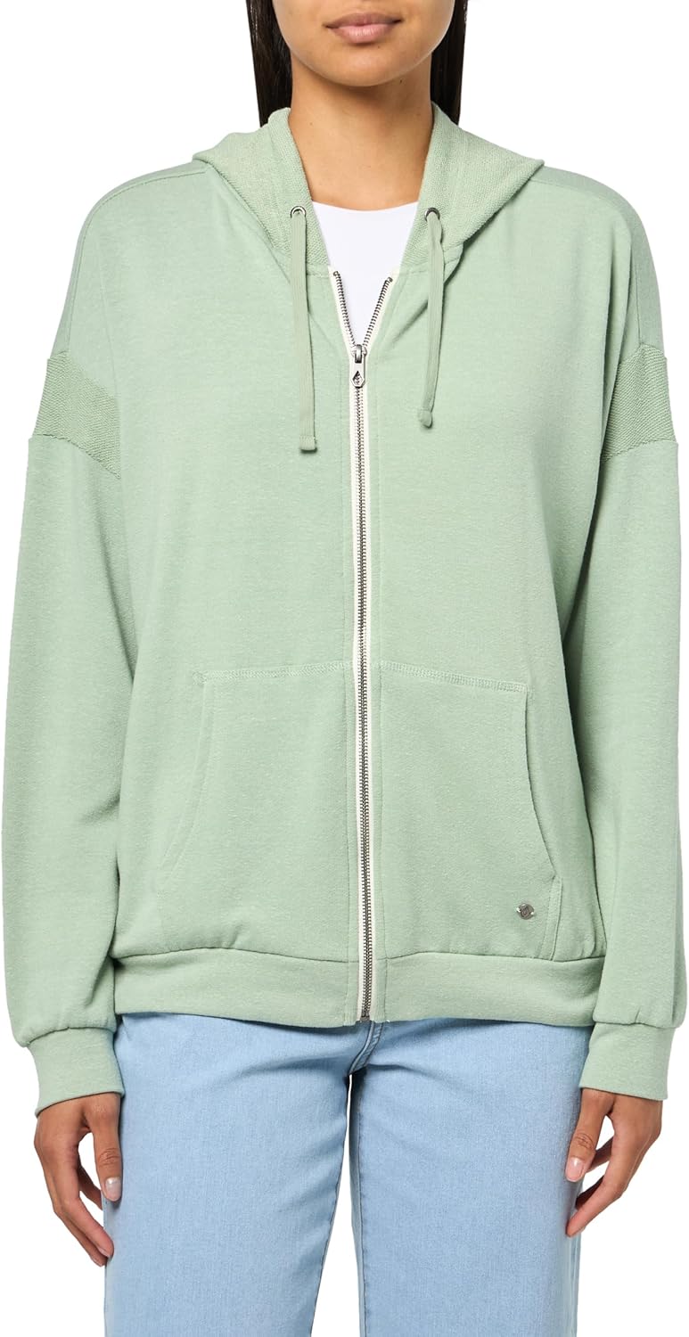 Volcom Women's Lived in Lounge Frenchie Hoodie Zip Fleece Sweatshirt