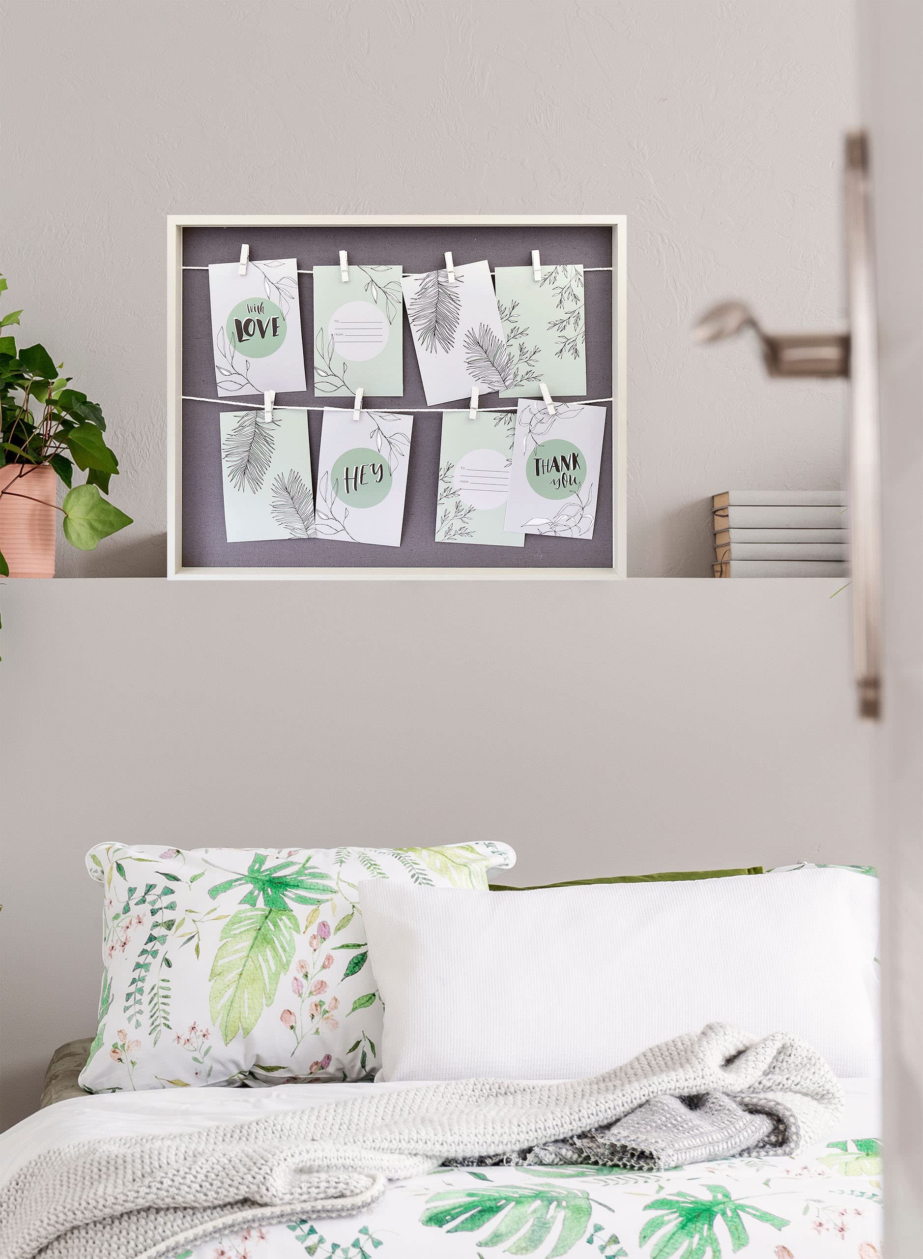 accent by nielsen Collage con clip, 8 foto ciascuno 10x15 cm, bianco/grigio