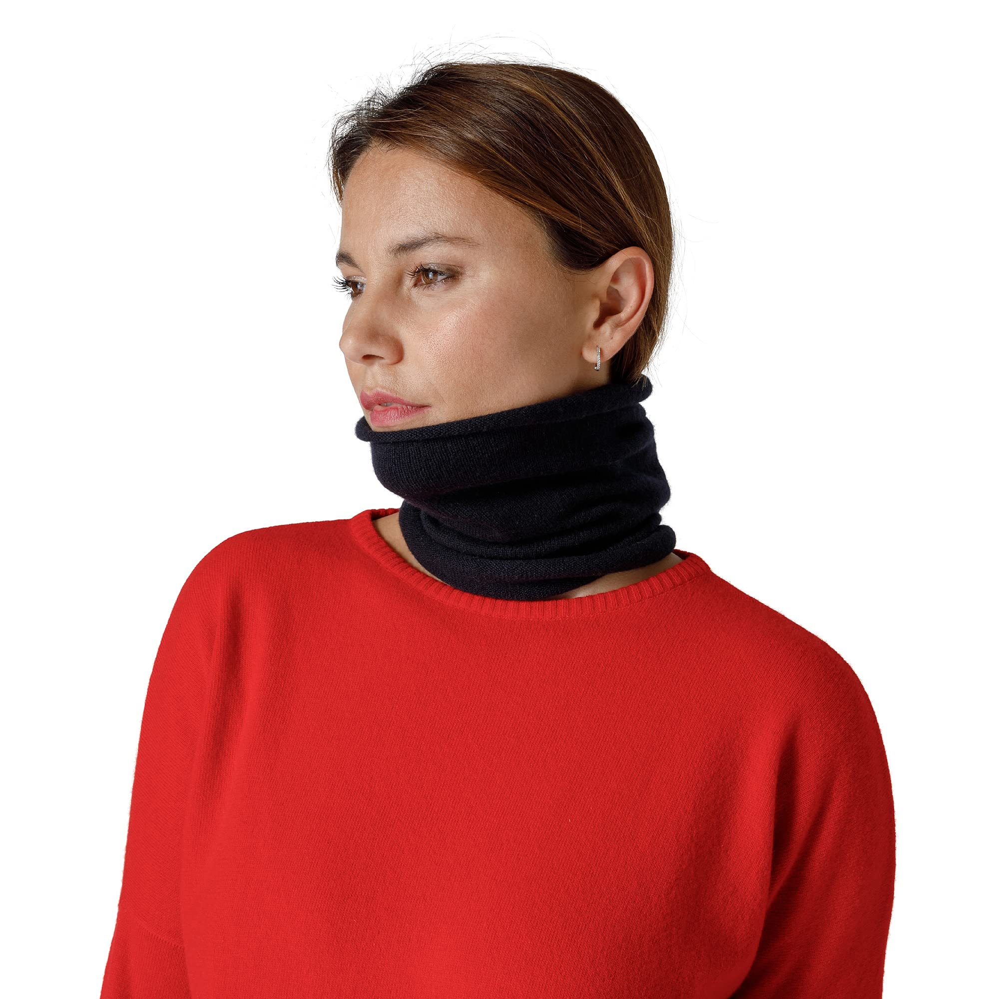 Scaldacollo Tubolare Per Uomo Donna | 100% Puro Cashmere | Made in Italy