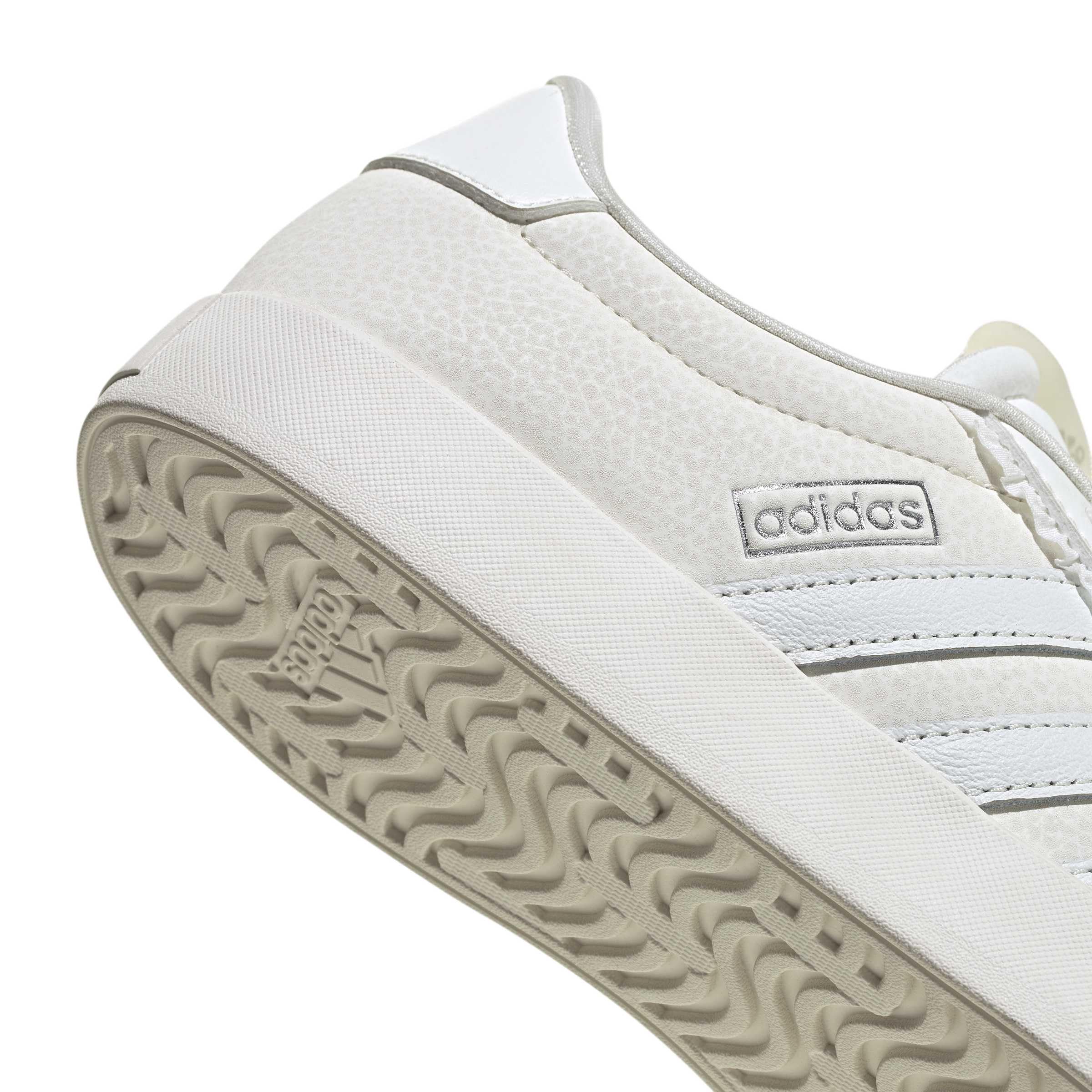 adidas Damen Vl Court 3.0 Shoes, core White/core White/Silver met., 40 EU – Ansicht 4