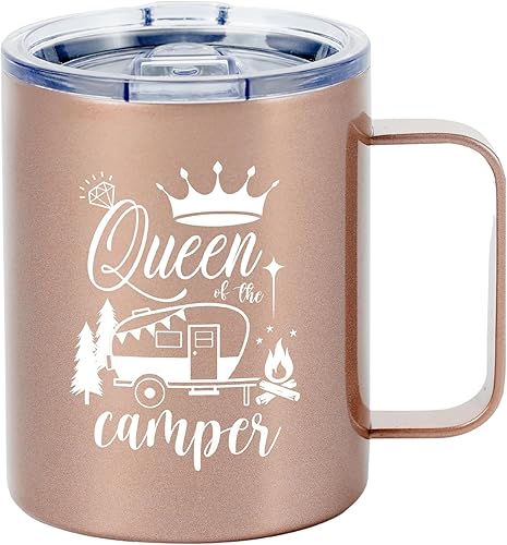 Vaso de café con aislamiento de acero inoxidable para autocaravanas, para amantes de casas rodantes, dueños de casas rodantes, al aire libre, Vaso de café con aislamiento de acero inoxidable para autocaravanas, para amantes de casas rodantes, dueños de casas rodantes, al aire libre,