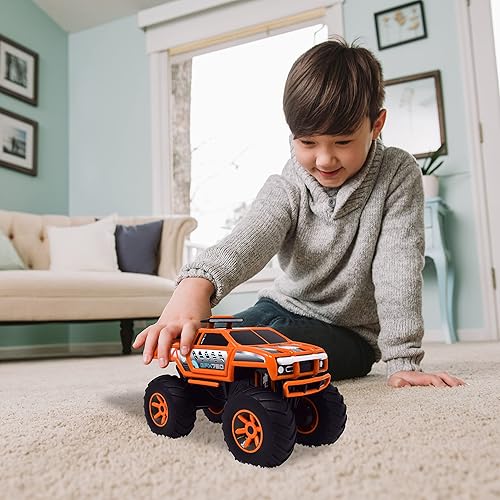 Miniatura 4 de Monster Truck - Vehículo naranja motorizado con luces y sonidos