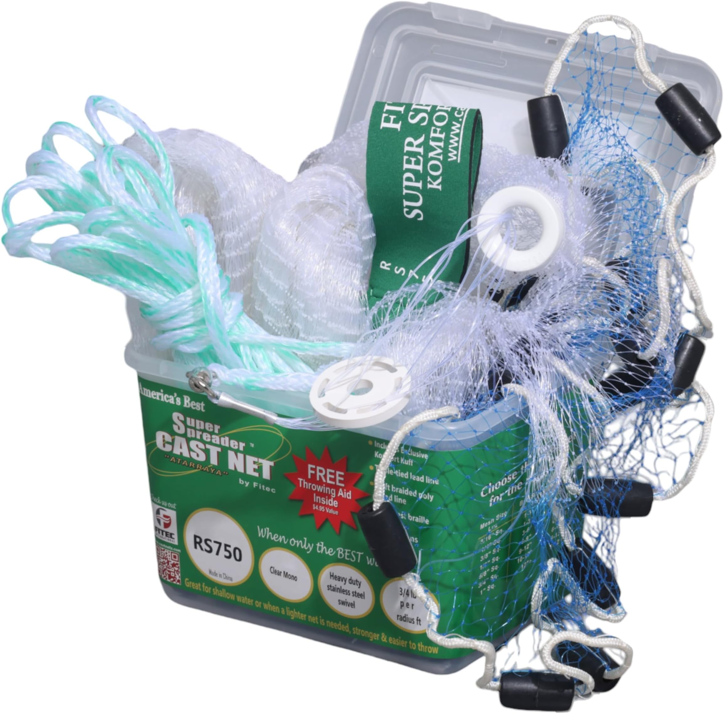 Fitec RS750 SUPER SPREADER Cast Net