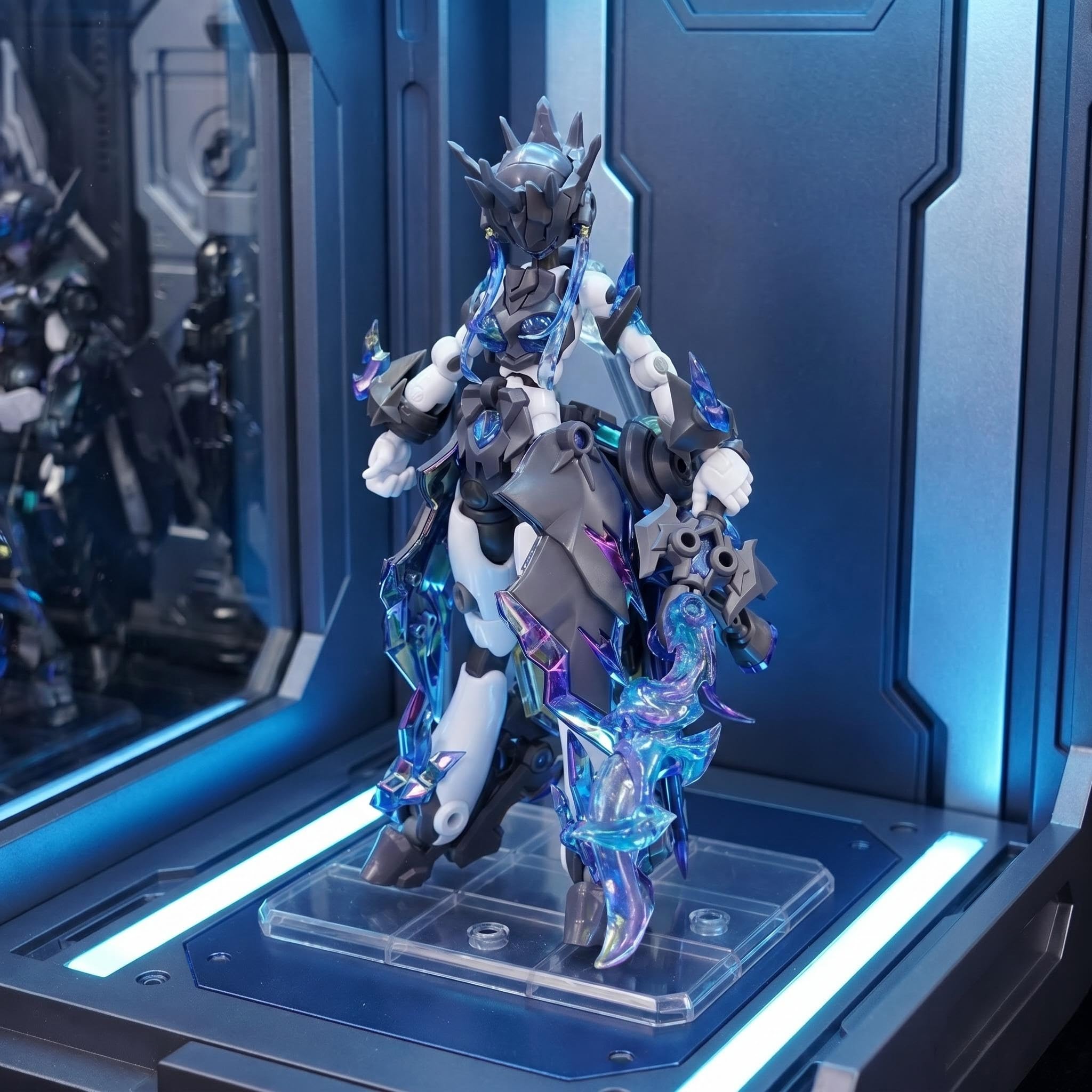 HIPLAY QUANKAI Studio Interferencja Genowa Dullahan Kaimi QK-WT-001 Wersja Pryzmatyczna Skala 1/12 Plastikowy Zestaw Modelarski