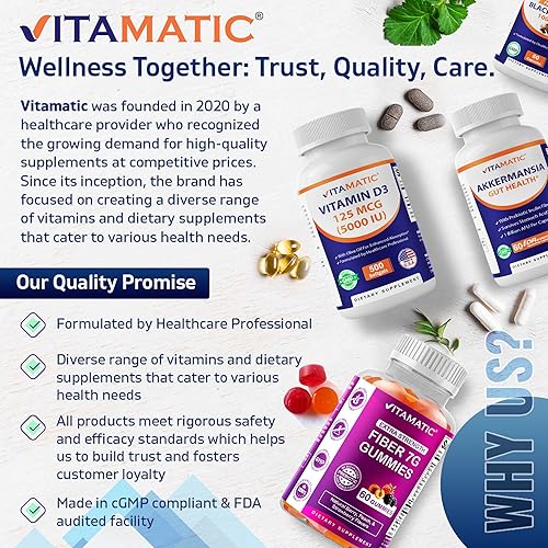 Miniatura 7 de Vitamatic L-treonina 500mg - 120 cápsulas vegetales promueve la función saludable del hígado, cardiovascular y estructural