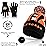 Ultra Game NFL Official Adults Unisex Super Soft Winter Beanie Knit Hat with Extra Warm Touch Screen Gloves, Cincinnati Bengals, Team Color 2, 1 Size