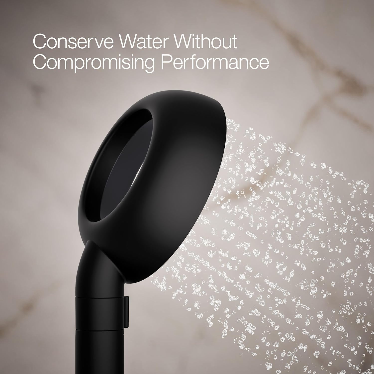 Kohler 20998-BL Statement® VES Single-function handshower, 1.5 gpm, Matte Black