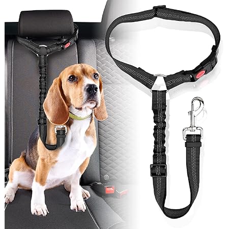 Amazon 犬用 シートベルト 獣医師監修 ペット用 犬 シートベルト ドライブシート 長さ調整可能な100センチ 犬猫工房 犬猫工房 カー用品 通販