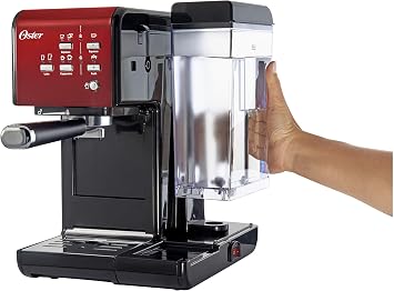 Oster Prima Latte II Espresso Machine with Milk Scoop, Red, Pack of 0 :  Amazon.de: Home \u0026 Kitchen