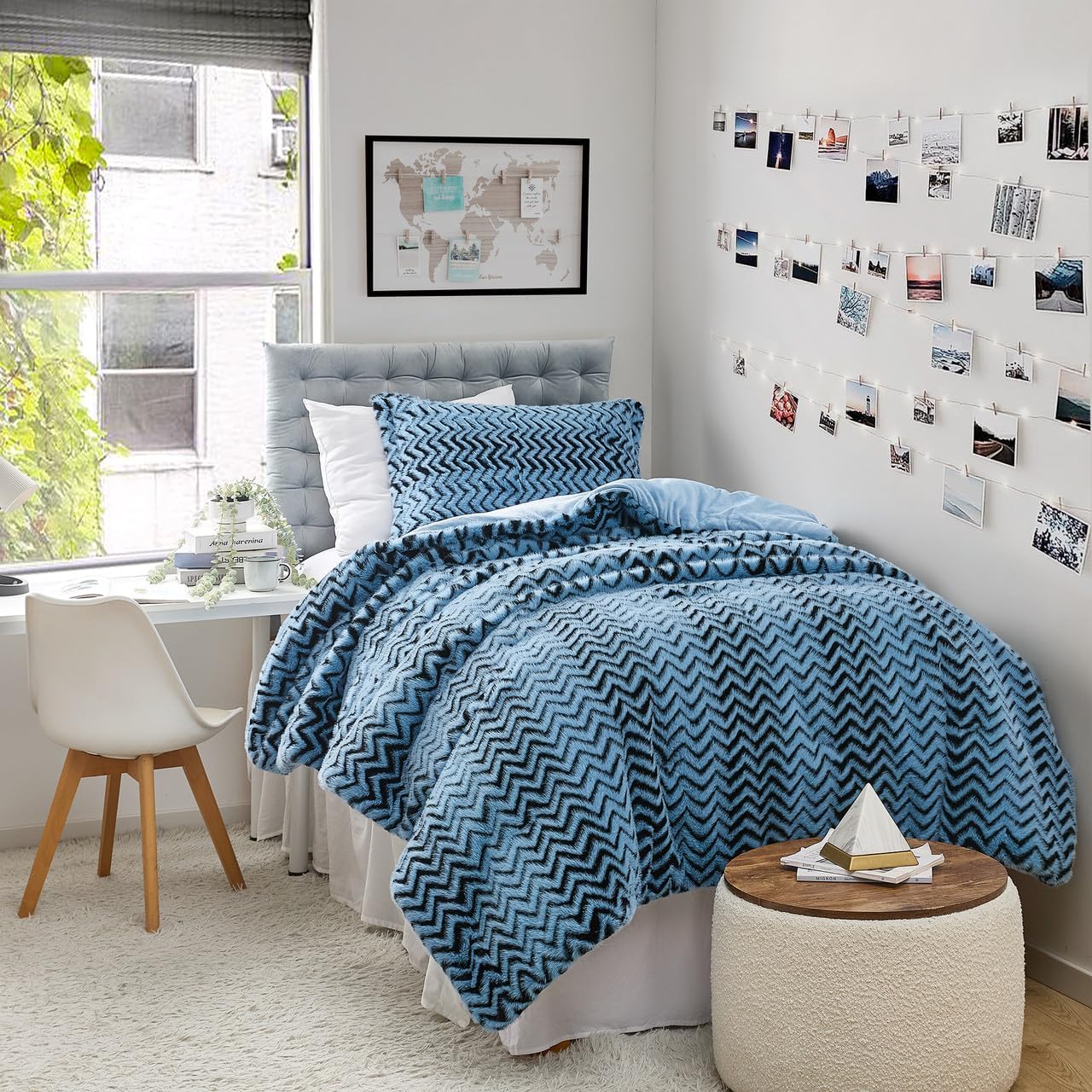 Coma Inducer Peak of Plush Oversized King Comforter Set - Glacier Lake