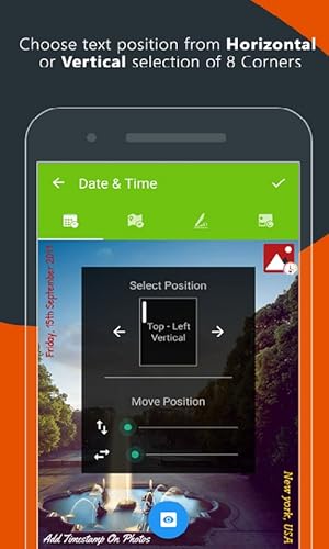 Adicionar texto e carimbo de data / hora em fotos da galeria