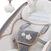 Ingenuity Boutique Collection Washable Premium Plush Fabric Foldable Baby Rocking Chair - Bella Teddy, 0-30 Months