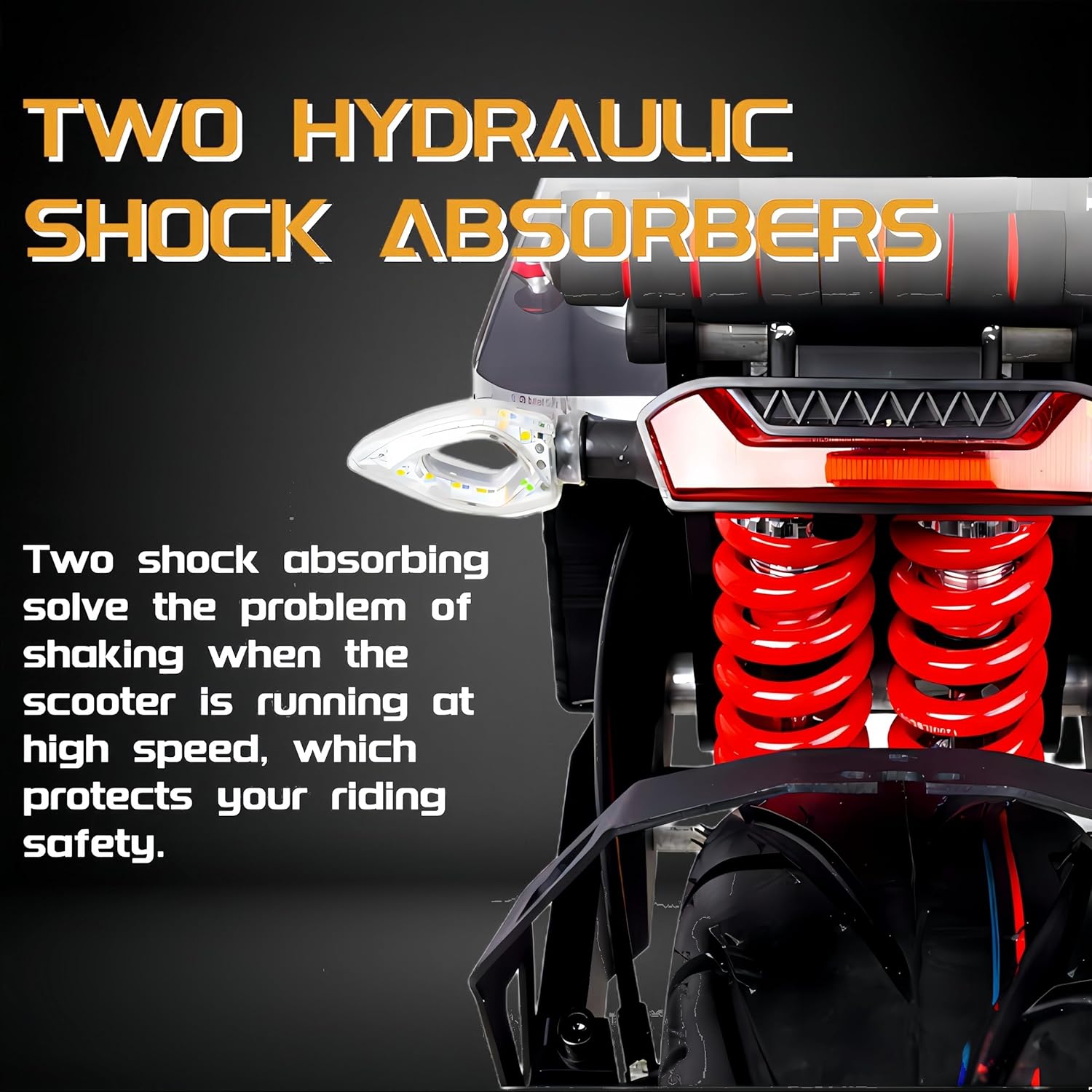 K Cloud Scooter X5-60 hydraulic shock absorbers