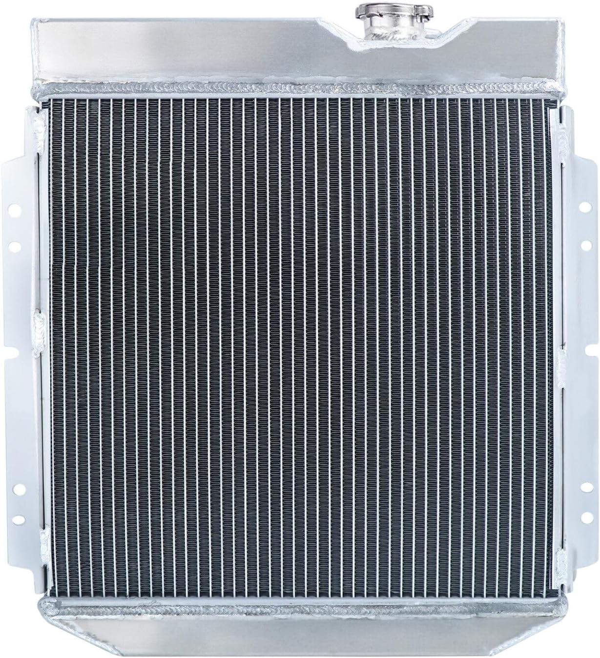 Full Aluminum Radiator compatible with 1960-1966 Ford Mustang Ranchero Falcon V8 3 Row Core Radiators