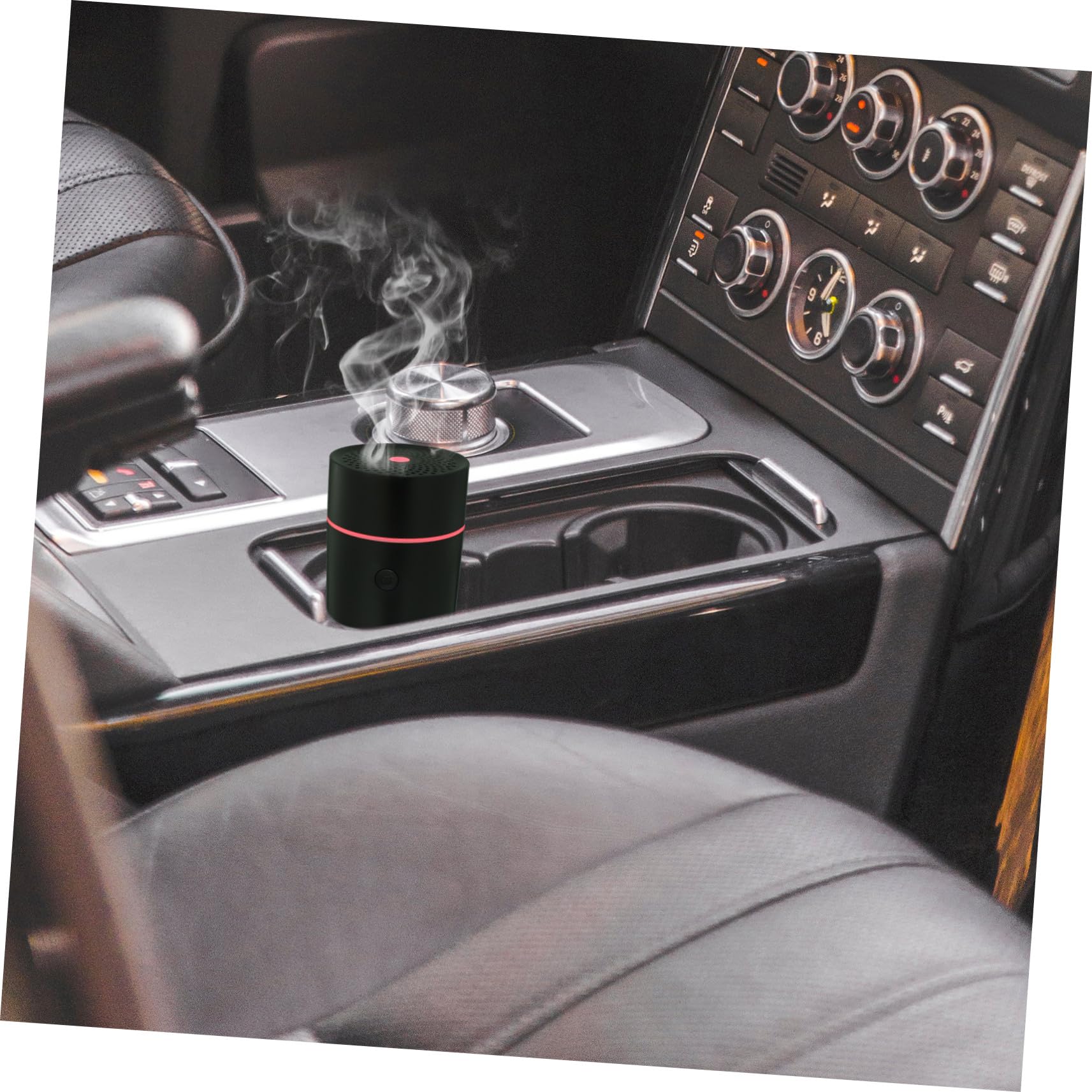 Mini Diffusore Profumo Portatile per Auto Umidificatore USB Ricaricabile Design Compatto Nero per Interni Ufficio e Camera da Letto