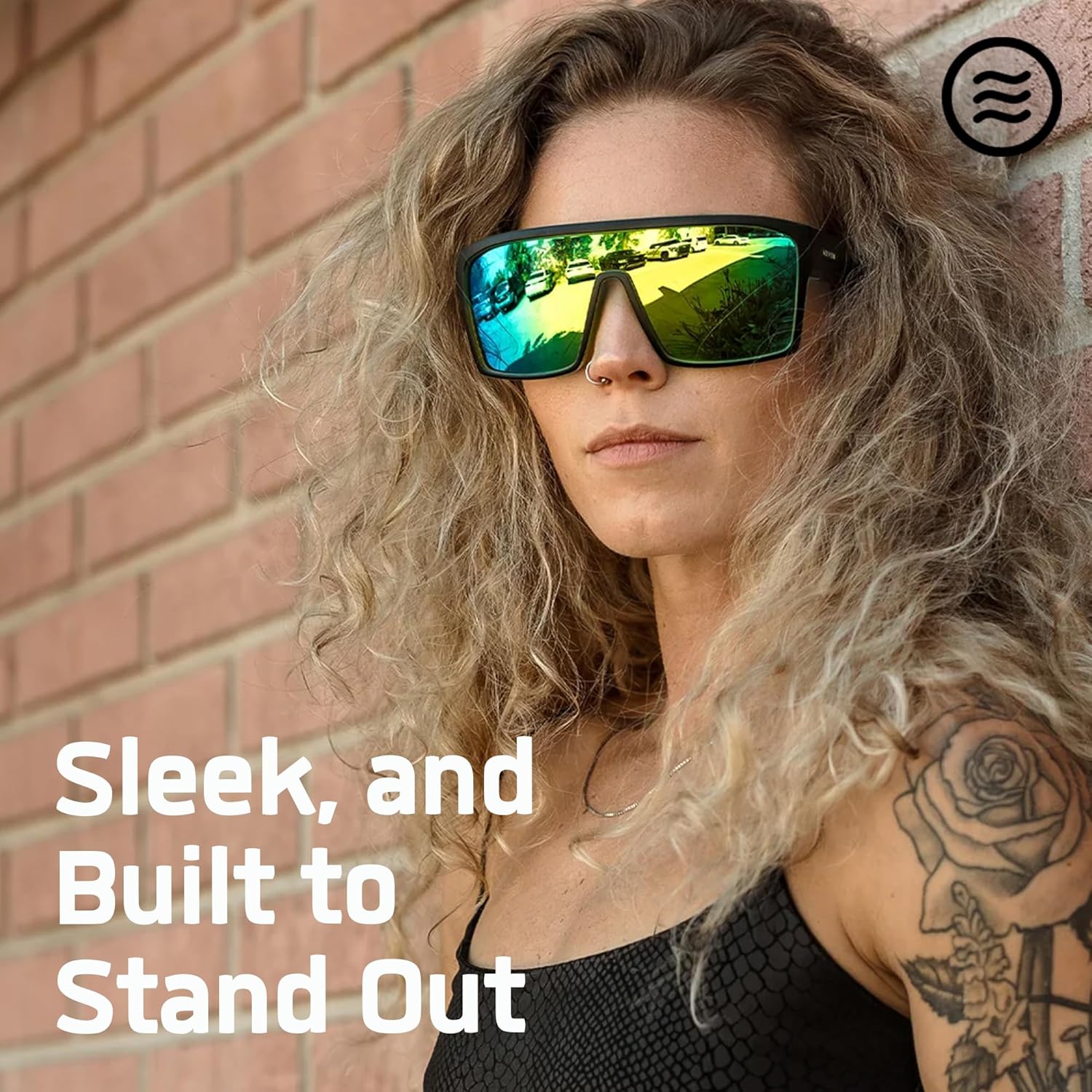 NEVEN Slater TR90 Unisex Sunglasses For Men & Women - Shield Frame for Limitless Ambition