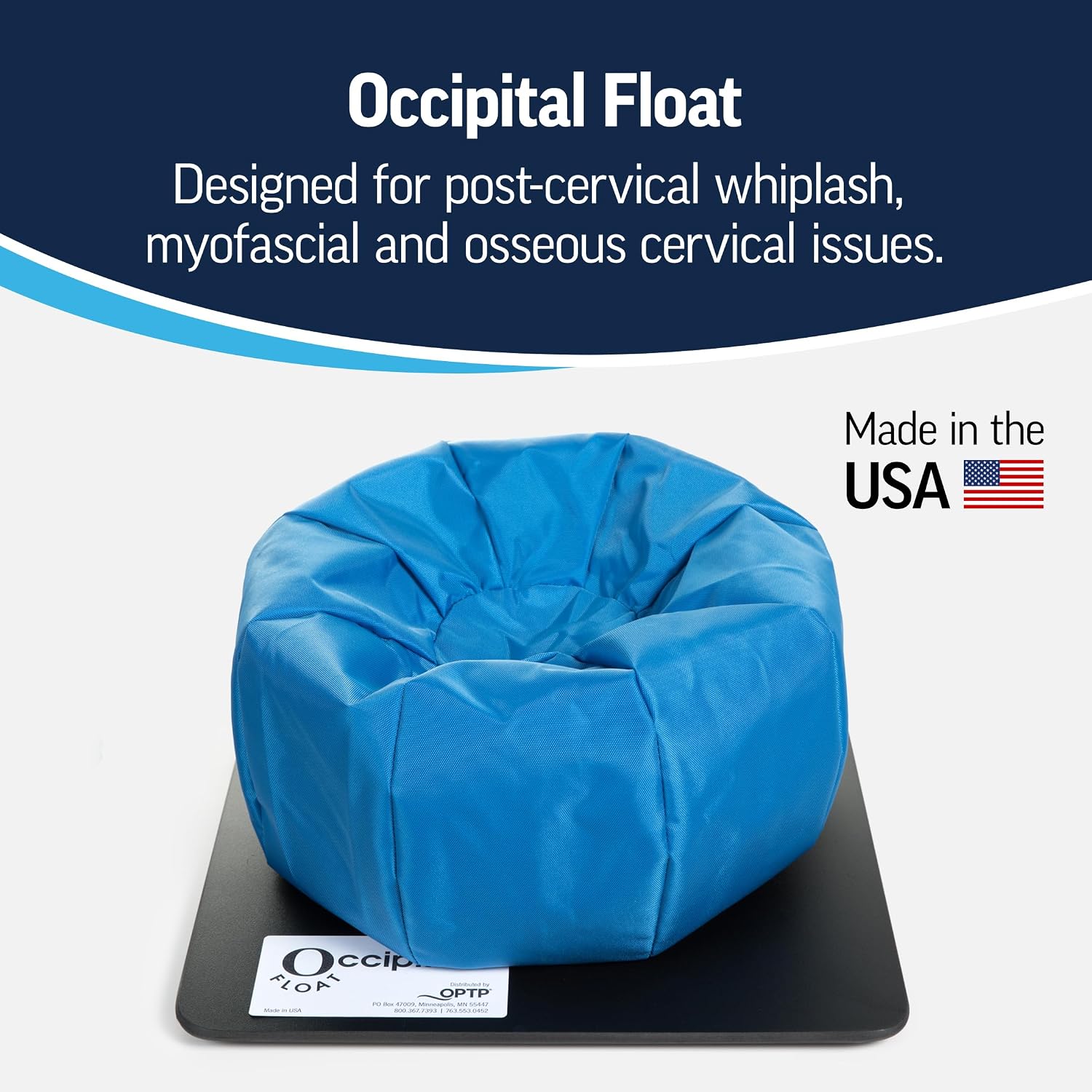 OPTP Occipital Float: Lightweight, Portable Device for Range-of-Motion Exercises and Post-Cervical Whiplash - Cervical Neck Support and Neck Tension Reliever
