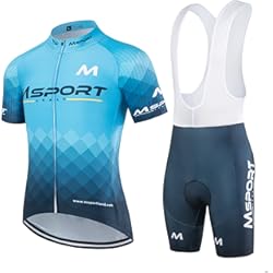 Vestimenta De Ciclista Mujer Ropa de ciclismo Maillot Ciclismo Hombre completo camiseta + pantalones cortos 5D Gel Acolchado