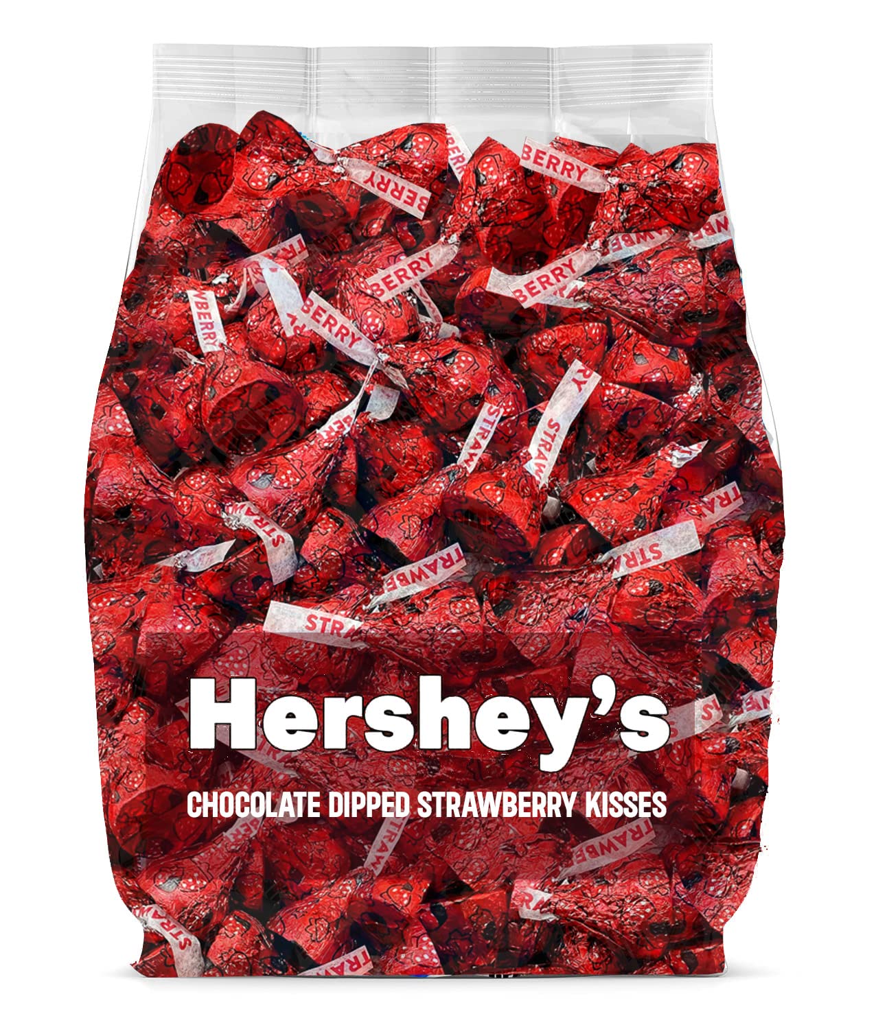 HERSHEY'S KISSES BULK Strawberry Flavored Milk Chocolate