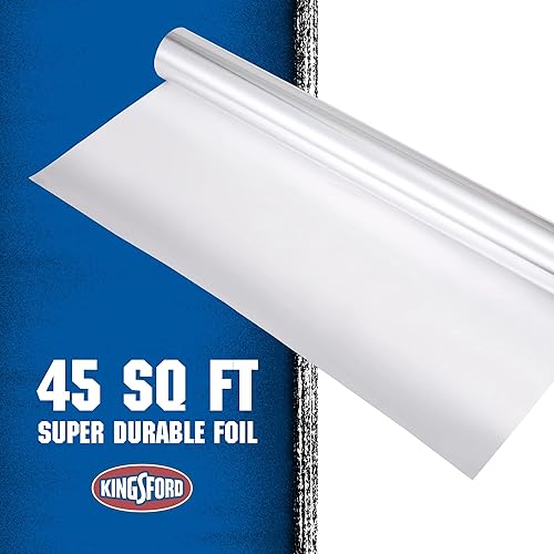 Miniatura 4 de Kingsford Lámina de aluminio resistente para asar  Papel de aluminio para asar a la parrilla, cocinar, cocinar al vapor y almacenamiento de
