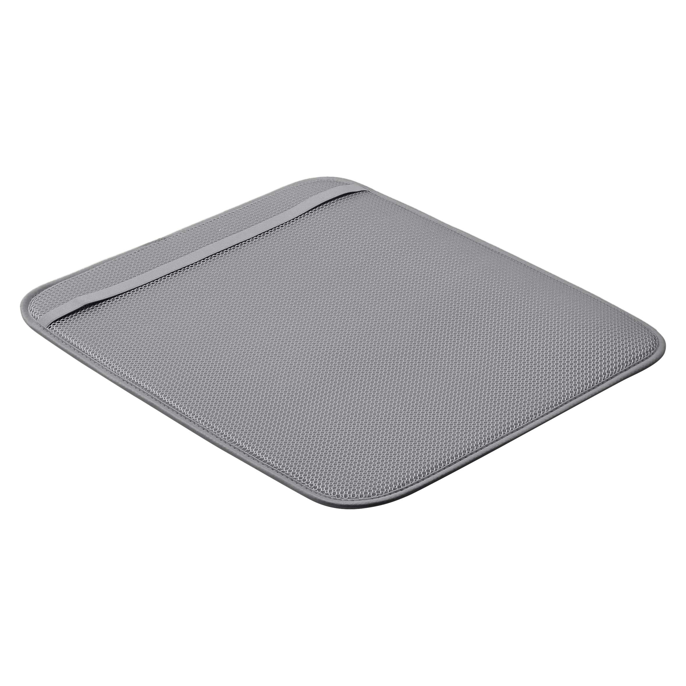 Amazon Basics - Esterilla de secado, 41x46cm / 16x18", color carbón, 3 unidades — view 4