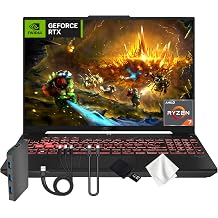 ASUS TUF A16 16" WUXGA 144Hz Gaming Laptop, AMD Ryzen 7 7445HS, GeForce RTX 4050 Graphics, 16GB DDR5, 2TB Storage1TB SSD&1TB Docking Station Set, Backlit Keyboard, Copilot, Wi-Fi 6, Win 11, Gray