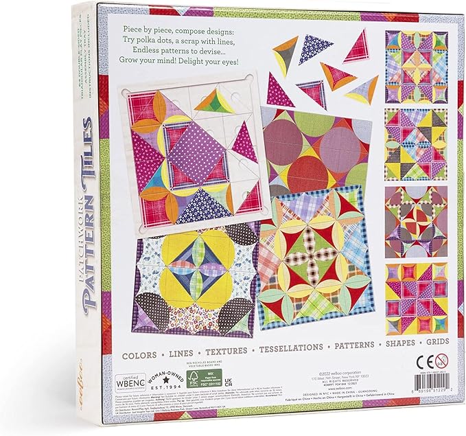 Patchwork Pattern Tiles juego de cartas 5+ años miniatura 3